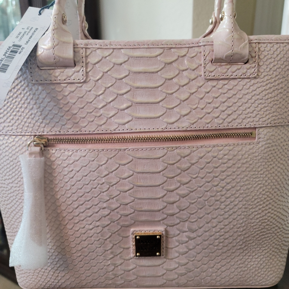 ⭐LAST ONE Dooney & Bourke metal blush leather tote - Picture 3 of 9